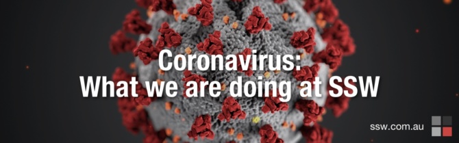 Coronavirus – What we are doing at SSW