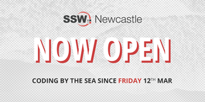 SSW Newcastle now open! We are coding by the Sea