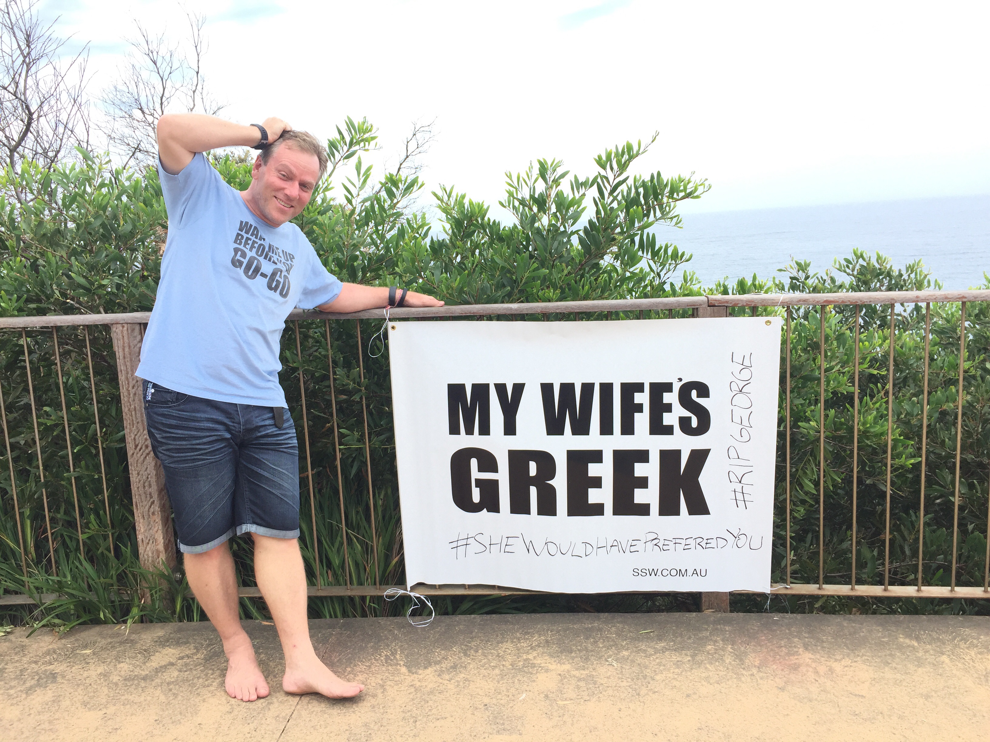 George Michael - my wife is Greek
