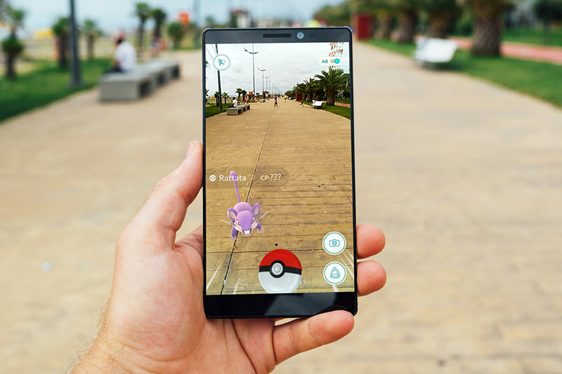 Pokemon GO is an example of Augmented Reality