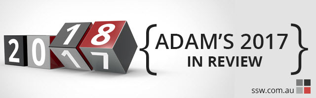 Adam’s 2017 in review