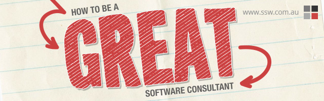 How to be a great software consultant