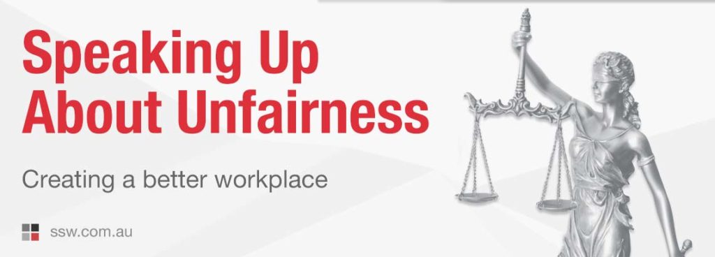 Featured Banner for Speaking Up About Unfairness