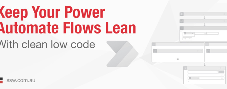 Clean Low Code – How to keep your Power Automate Flows lean & clean