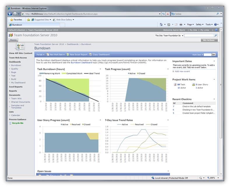 Dashboards take the guessing out of the Project Planning and estimation