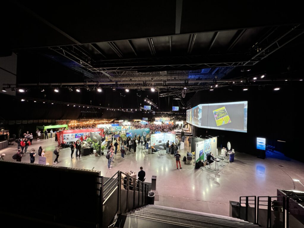 the Booth view from above at NDC