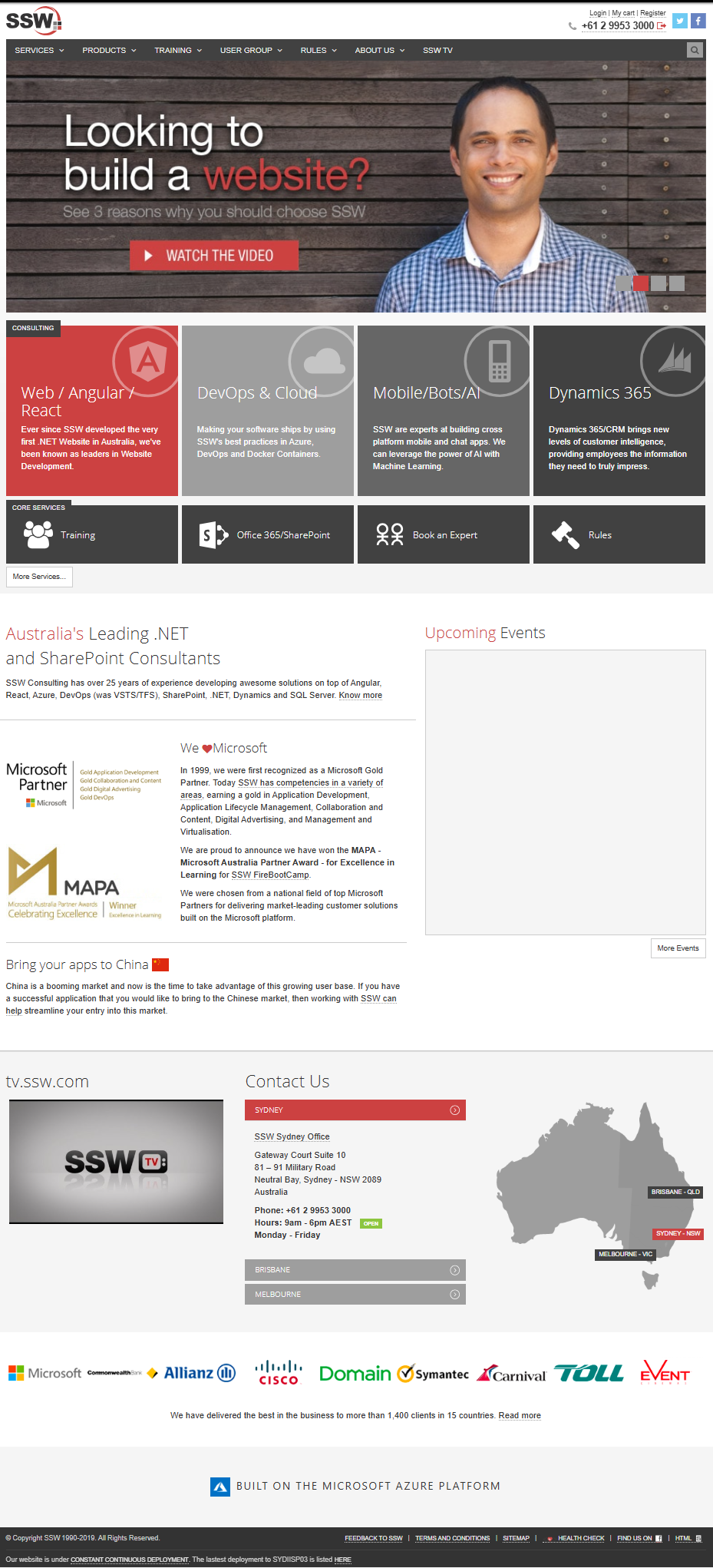2019 website